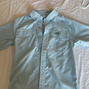 AFTCO Kids Light Blue Button Down Shirt